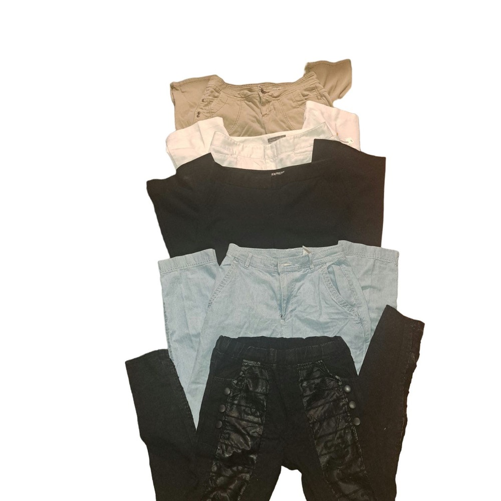 BUNDLE of 6 Pants SZ 4-Liz -Dockers-DKNY-Express -Antonio Melani
